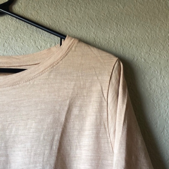 New Women’s T-Shirt Sonoma Tan Crew Neck Short Sleeve Tee Shirt Women’s 0X - Picture 3 of 10